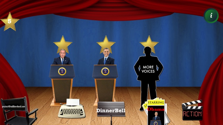 Presidential Ringtone Director: Obama & Bush TTS Voices for Talking CallerID Ringtones