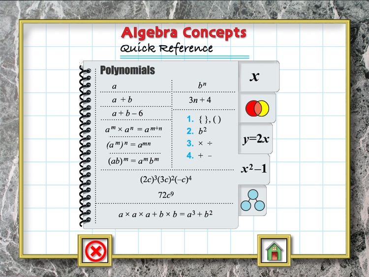 Algebra Concepts for iPad screenshot-4