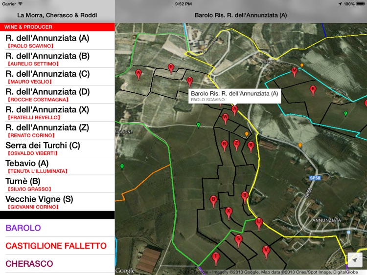 La Morra, Cherasco, Roddi & Verduno Wine Map screenshot-3
