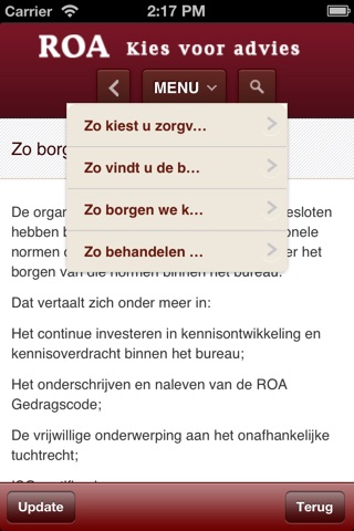 ROA Kies voor Advies screenshot 3