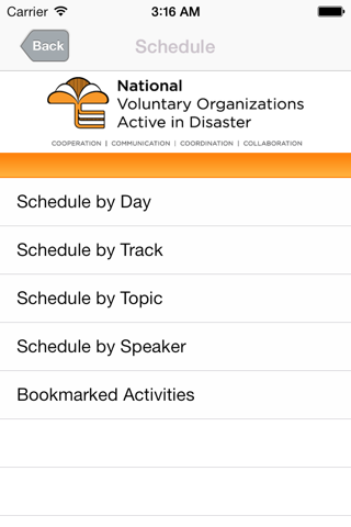 National Voluntary Organizations Active in Disaster (NVOAD) screenshot 4