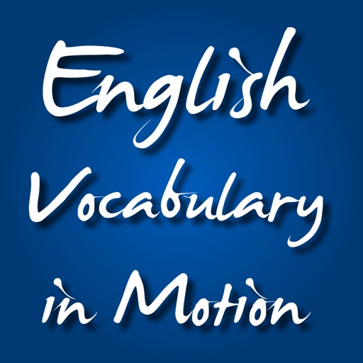 English Vocabulary in Motion iOS App