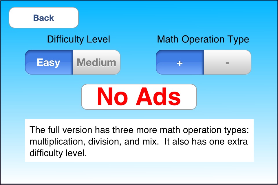 Math Game ! ! screenshot 3