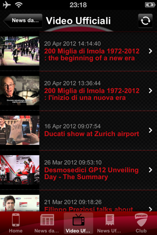 Ducati Fan App screenshot 3