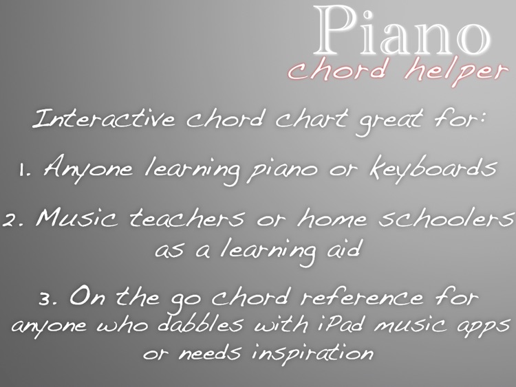 Piano Chord Helper screenshot-4