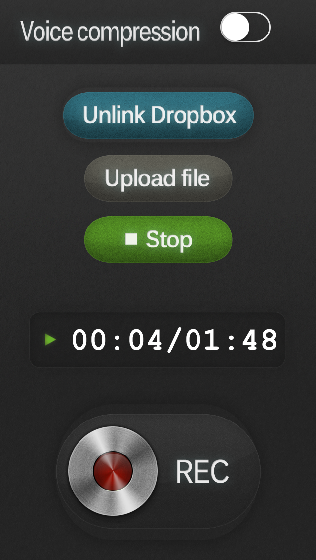 rec.me record voice & send to dropbox Screenshot 4