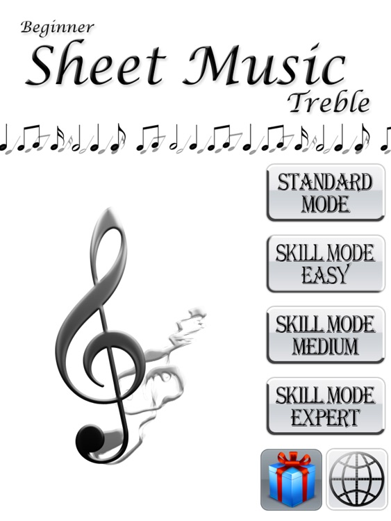 Beginner Reading Music: Treble iPad Edition