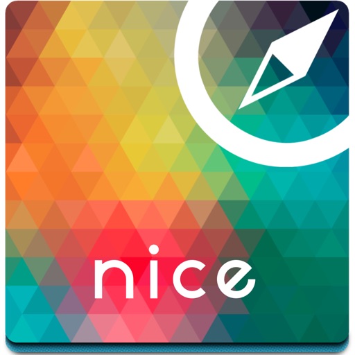 Nice (France) offline map, guide & hotels icon