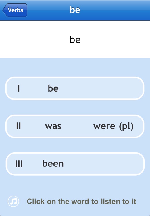 Verbs Game Lite screenshot-3