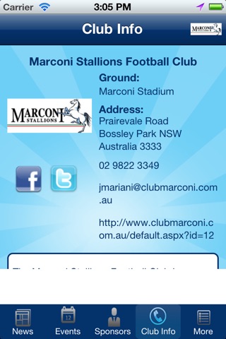 Marconi Stallions Football Club screenshot 4