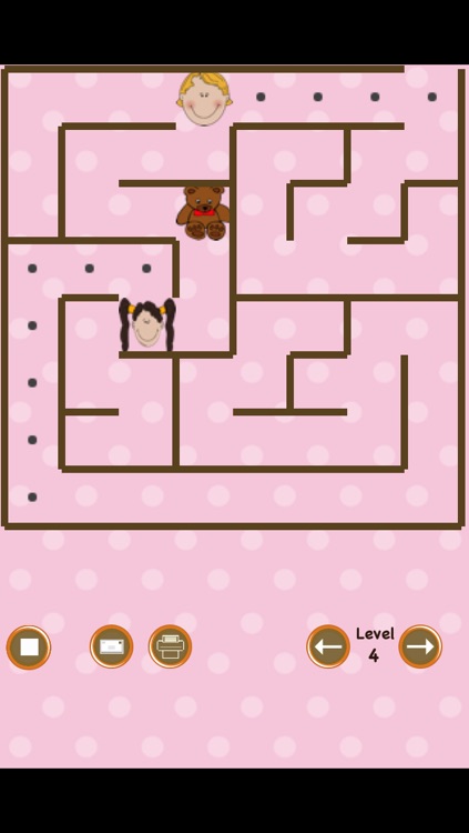 Teddy Bear Maze (sister vs brother)