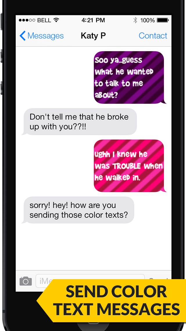 Pimp My Text - Send Color Text Messages with Emoji 2 Screenshot 1