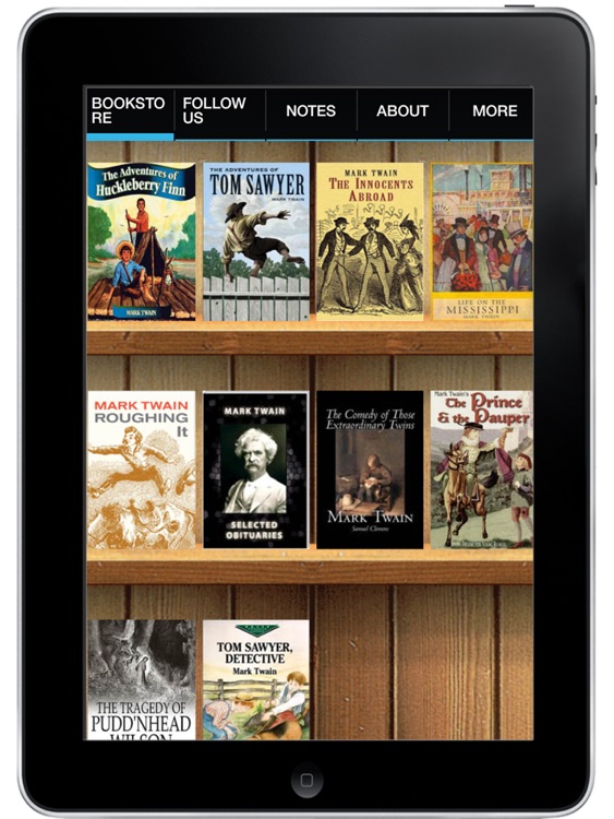 Mark Twain Book Collection for iPad