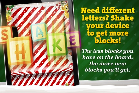 Letter Blocks 3D Christmas - Xmas Word Game with Vocabulary in 5 Languages screenshot 4