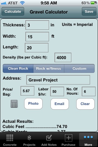 Concrete Calculators screenshot 4
