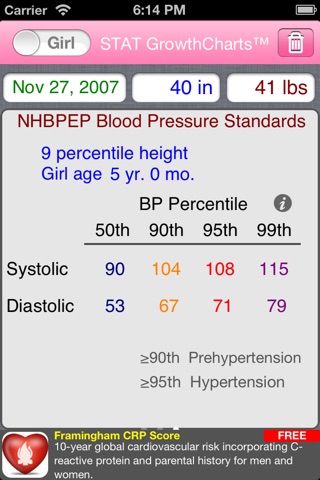 STAT GrowthCharts Lite screenshot 4