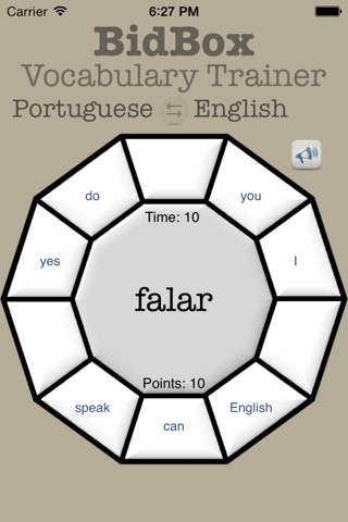 Vocabulary Trainer: English - Portuguese screenshot 2