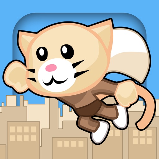 Flappy Super Hero : The Amazing Clumsy Cat Game Icon