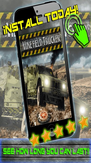 Mine Field Trucker - Real Modern Truck Run Car Racing War Si(圖3)-速報App