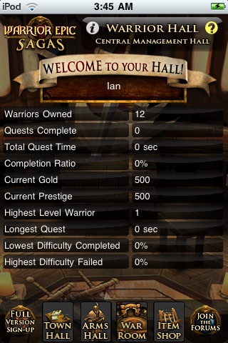Warrior Epic: Sagas