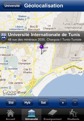 Université Internationale de Tunis screenshot 4