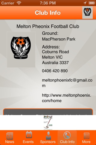 Melton Phoenix Football Club screenshot 4