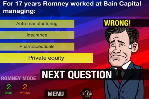 Obama vs. Romney Quiz screenshot 4