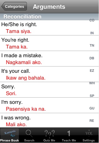 Filipino Phrases: How to Argue, Use Slang, and More! screenshot 2