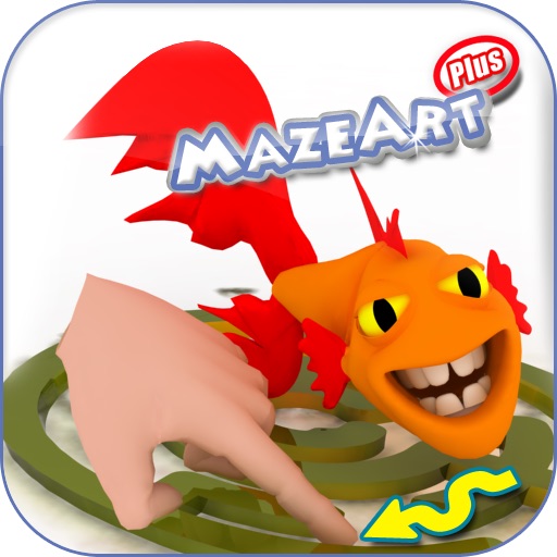 MazeArtPlus: 60 fun engaging 3D mazes for kids 4 to 10+ icon