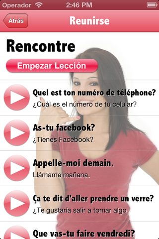 Sexy French - Phrasebook and Quiz screenshot 2