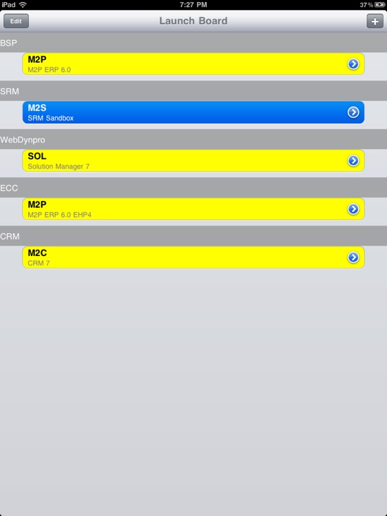 SAP Launcher