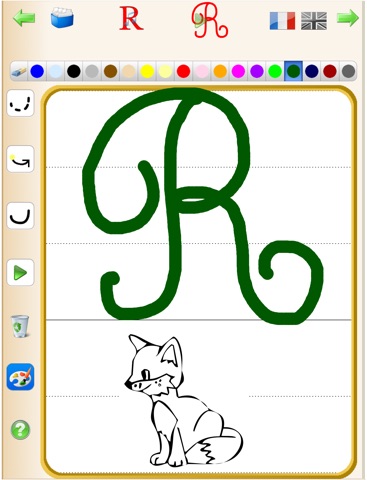 Learn to write Alphabet Letters - English and French Sounds screenshot 4