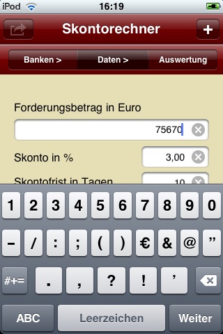 Rechner Finanzen screenshot 3