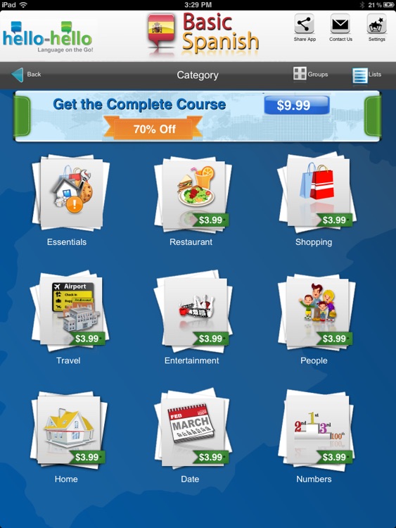Learn Spanish Vocabulary HH