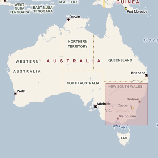 New South Wales and Victoria offline Maps
