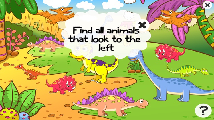 Dinosaurs game for children age 2-5: Train your skills for kindergarten ...