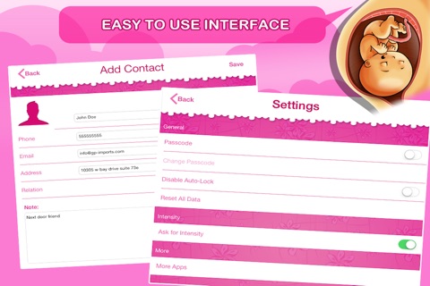 Contraction - Pregnancy Tool Lite screenshot 3