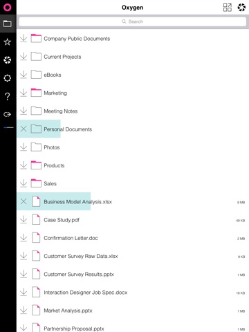 Oxygen Mobile for iPad screenshot 2