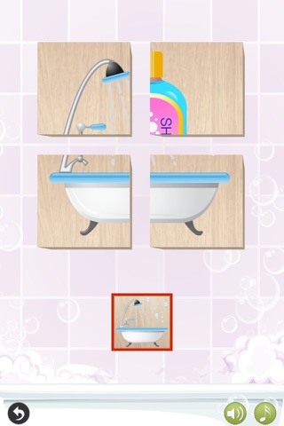 Bathroom 3D Puzzle for Kids - best wooden blocks fun educational game for preschool children screenshot 4