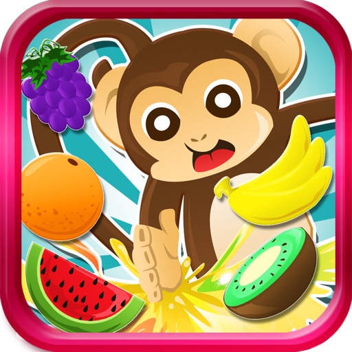 Fruit Jumble Crush: Monkey Puzzle Match 3 Free Icon