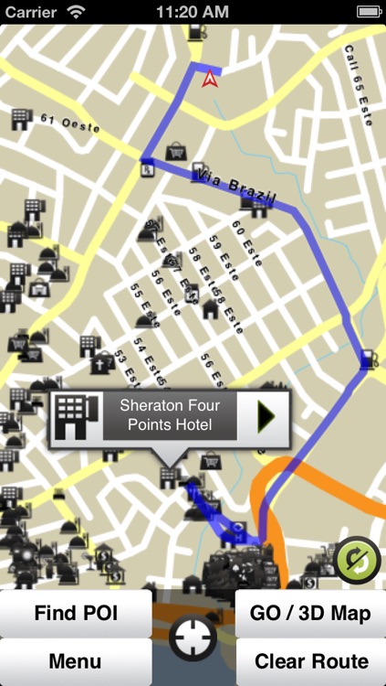 Panama GPS Map