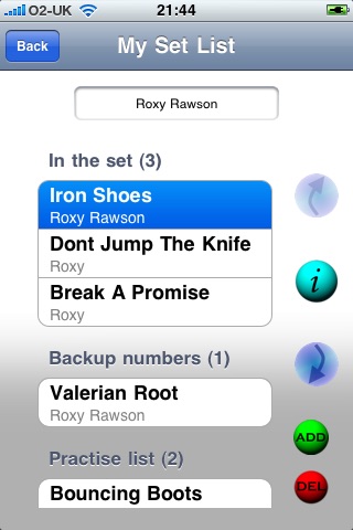 My Set List