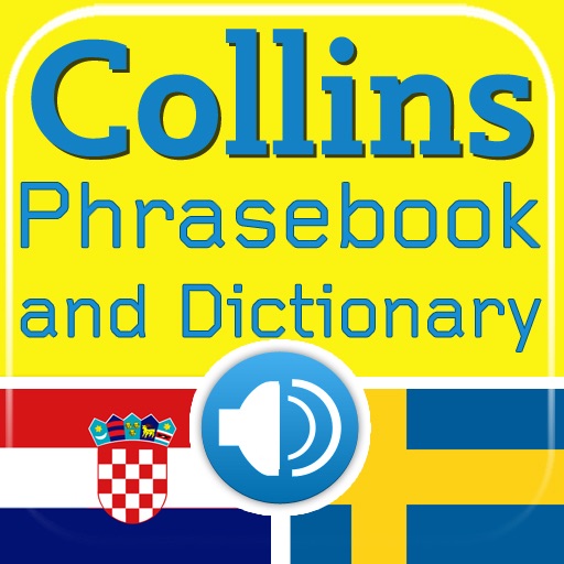 Collins Croatian<->Swedish Phrasebook & Dictionary with Audio icon
