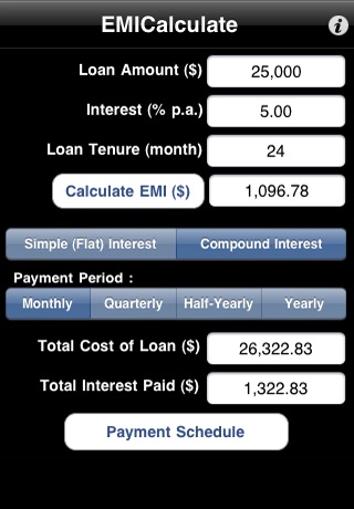 Equated Monthly Installment - EMICalculate