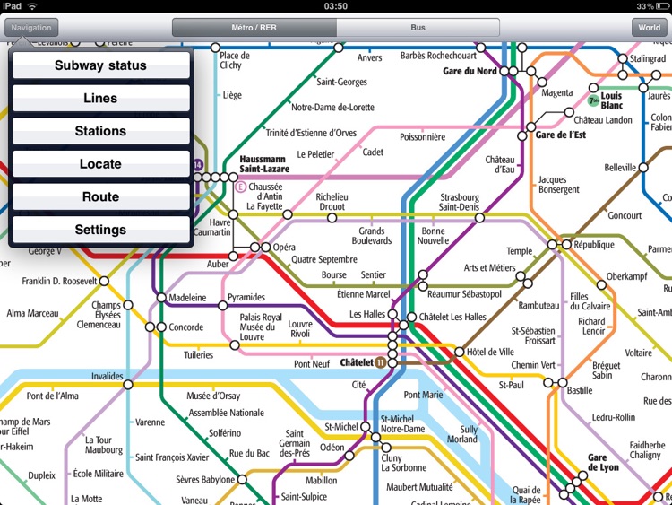 Paris Metro for iPad