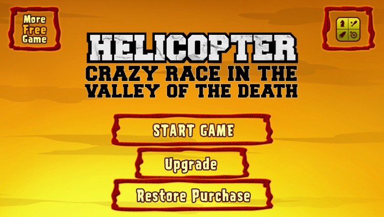 Helicopter crazy race in the valley of the death – A free flying diamond chase game