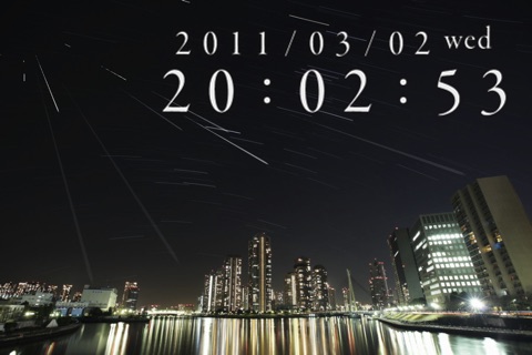 STARRY NIGHT CLOCK screenshot 2