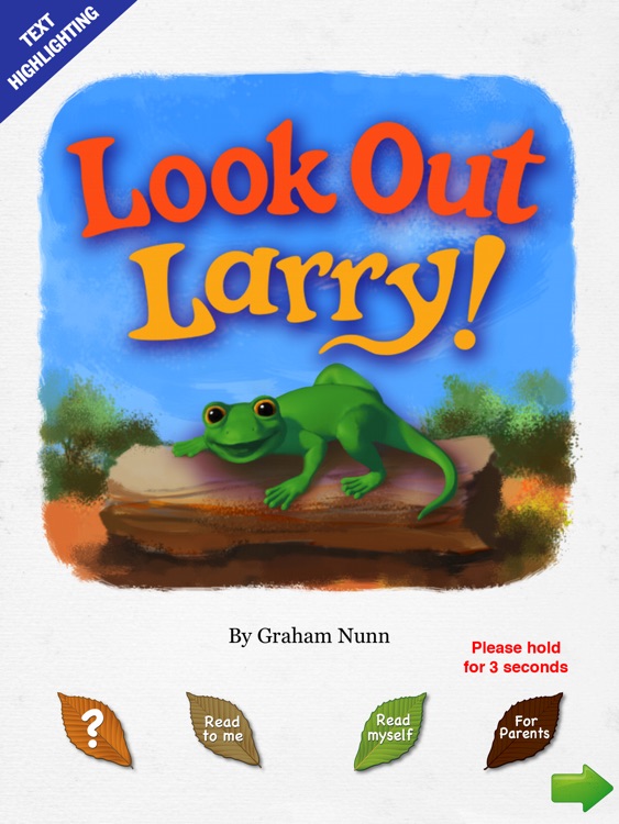 Look Out Larry! animated story book - Wasabi Productions