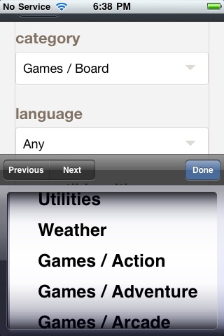 iWakeApp - find Apps in the App Store in many d... screenshot 2