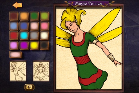 Magic Fairies - Fairy jigsaw and coloring book screenshot 4